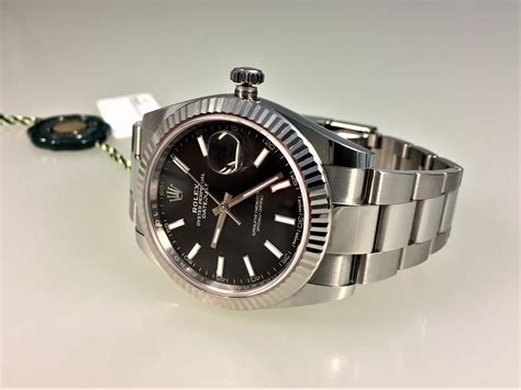 rolex datejust schwarzes zifferblatt|Rolex Datejust blätter.